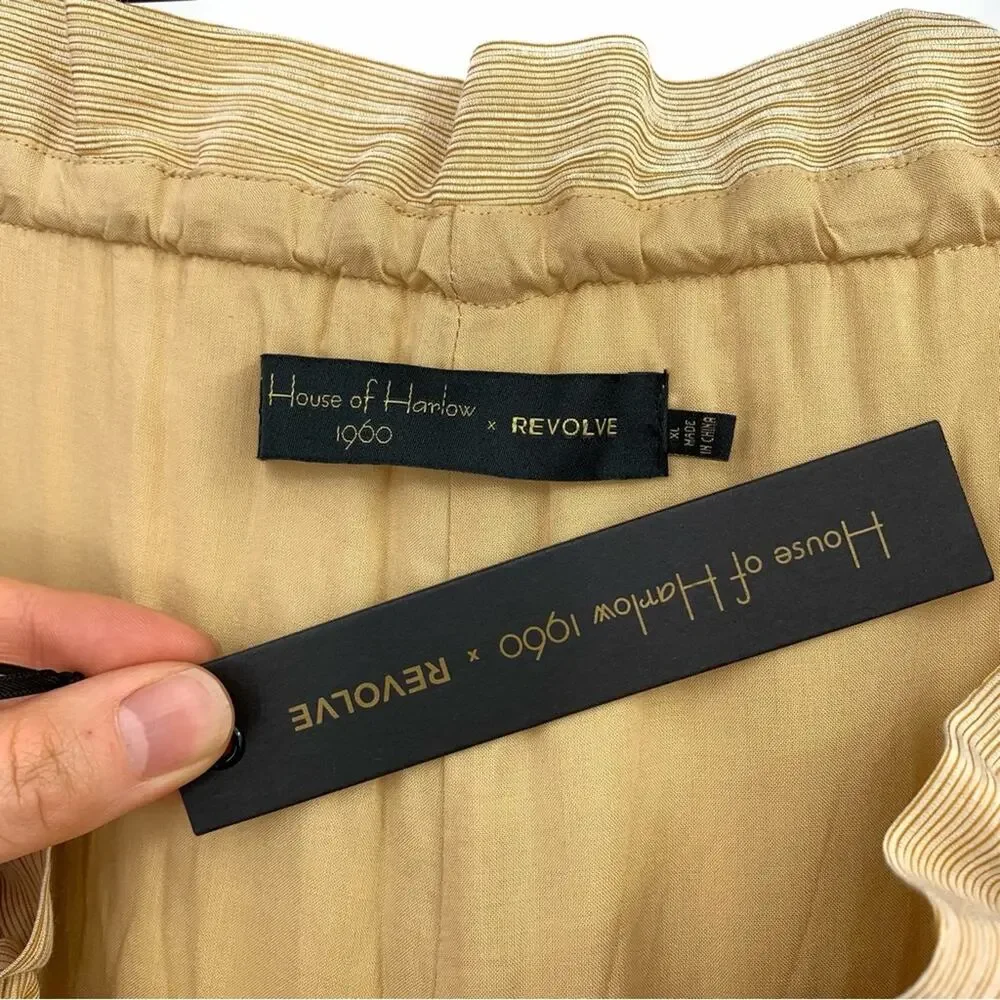 HOUSE OF HARLOW 1960 x REVOLVE Tamar Pant Cream XL - Picture 7 of 12
